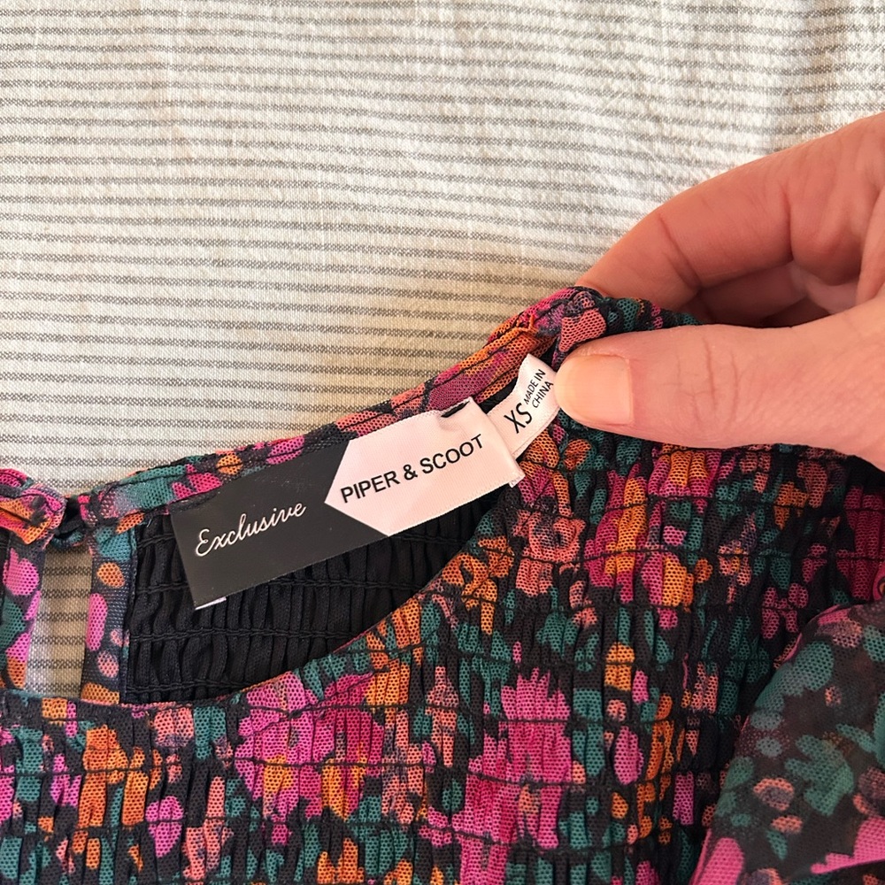 Piper And Scoot Jacklin Floral Ruffle Dress - image 3